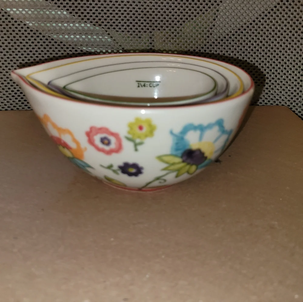 Pier 1 Oval flower measuring cups